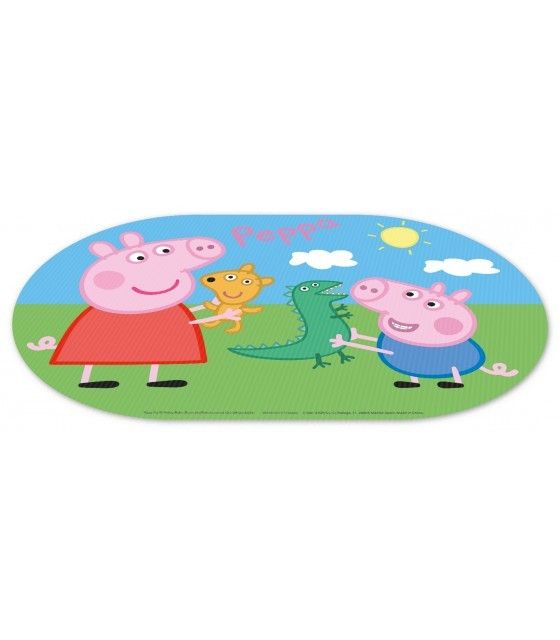 Mantel Ovalo Peppa Pig 42x29 cm Polipropileno Peppa Pig - 1