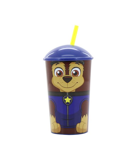 Vaso con Popote de Paw Patrol de 400 ml para niño Paw Patrol - 1