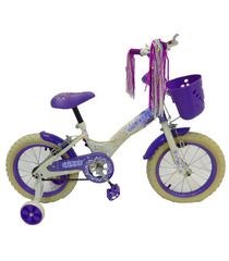 Bicicleta Infantil para niña rodada 14 Banco-Lila