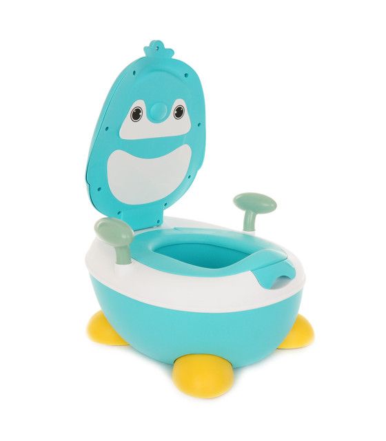 Baño entrenador diseño pinguino con tapa con asas The Baby Shop - 1