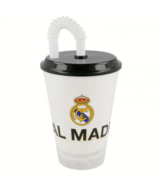 Vaso con Popote de 430 ml Futbol Real Madrid Real Madrid - 1