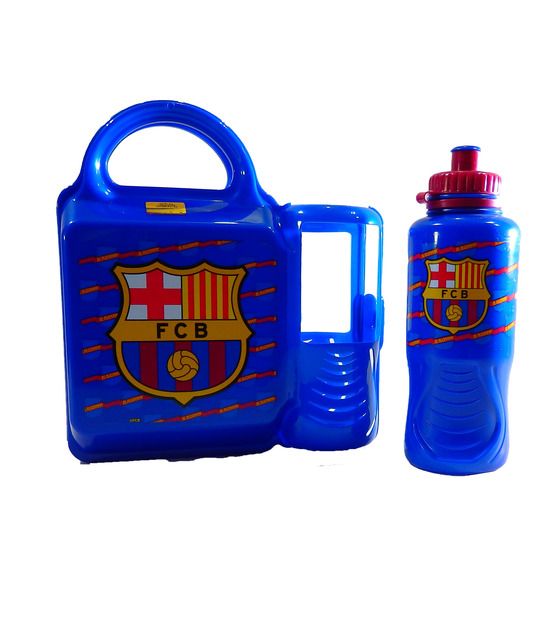 Lonchera con botella 400 ml de FCB FC Barcelona FCB Fútbol Club Barcelona - 1