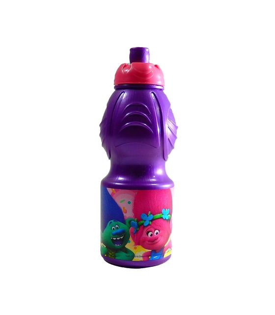 Botella de Trolls de 400 ML con cierre de seguridad Trolls - 1