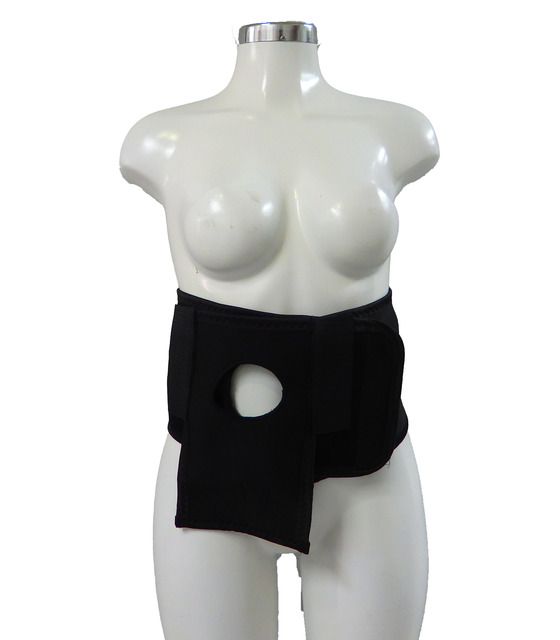 Faja para Colostomia Unisex Negra Body Secret - 1