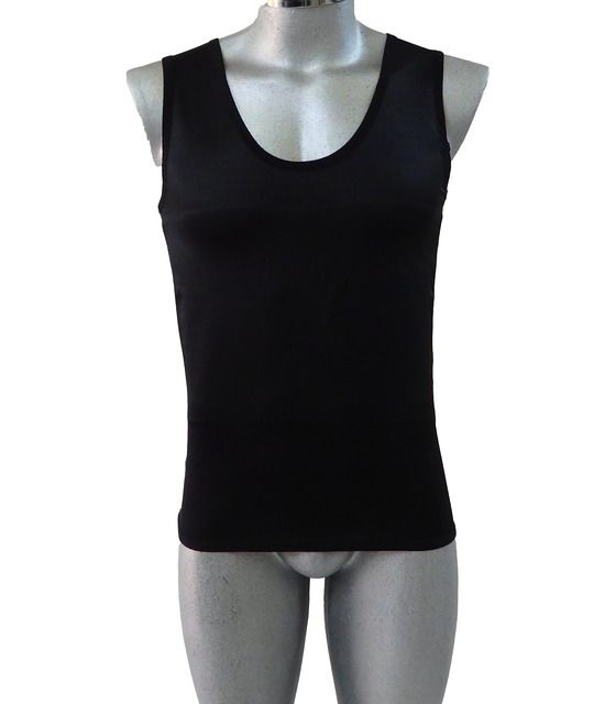 Camiseta Reductora para Caballero Negra Body Secret - 1