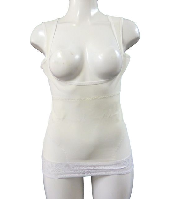 Camiseta Modeladora Blanca Body para Mujer Body Secret - 1