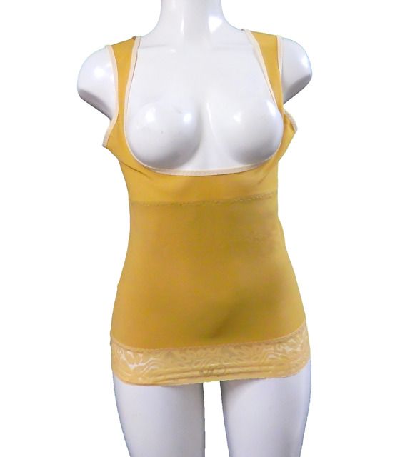 Camiseta Modeladora Beige para Mujer con Tirantes Body Secret - 1