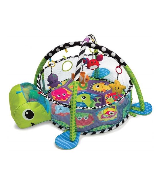 Tapete Gimnasio Y Corral Juguete Para Bebe Con 30 Pelotas The Baby Shop - 1