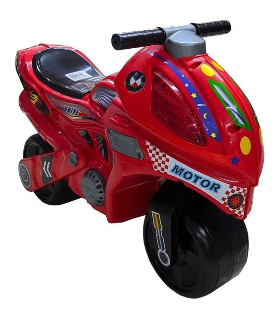 Montable para Niños Moto Mini Correpasillos, largo 68 cm