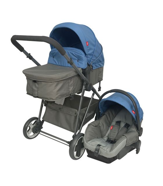 Carreola con Portabebe Travel System Queen Reversible D'bebé - 1