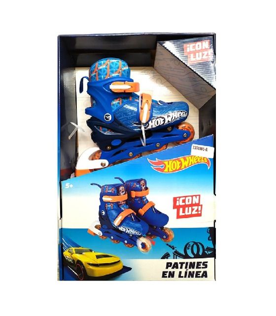 Patines en Linea Led Hot Wheels Ajustables Infantiles Hot Wheels - 1