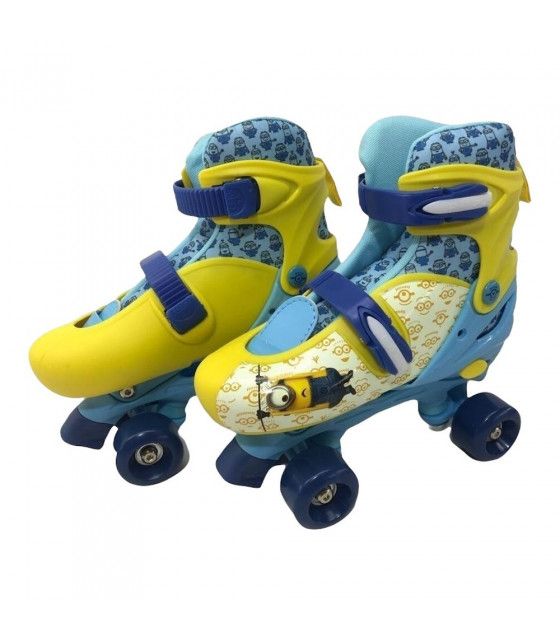 Patines Roller Minions Ajustables Infantiles Mi Villano Favorito - 1