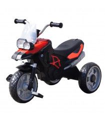 Triciclo Moto para Niños de Pedales con Luz Frontal