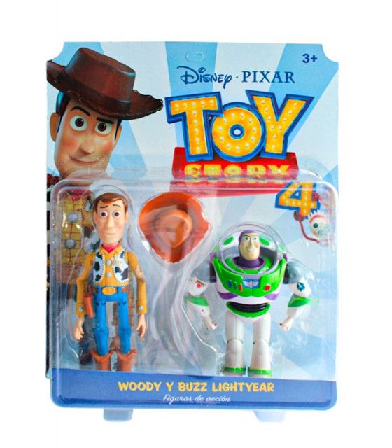 Figura Buzz y Woody con Sombrero Set ToyStory 4