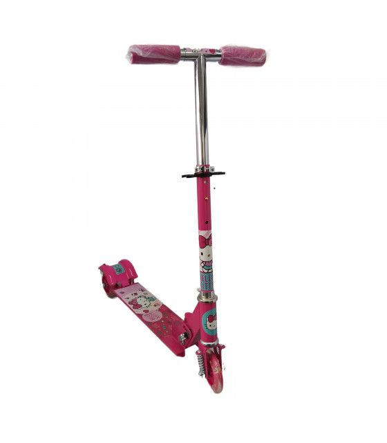 Scooter Patin del Diablo Hello Kitty Plegable 3 Ruedas Luz The Baby Shop - 1