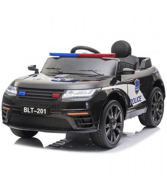 Carro Electrico Montable Policia RC 5km/h USB Luz The Baby Shop - 1