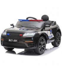 Carro Electrico Montable Policia RC 5km/h USB Luz