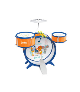 Batería Musical Infantil de Juguete Drum Kit 7 Piezas Tambor Platillo Percusión