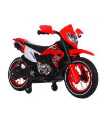 Moto Montable Eléctrica CRF Llantas de Aire,Luz,USB,5km/h,6V