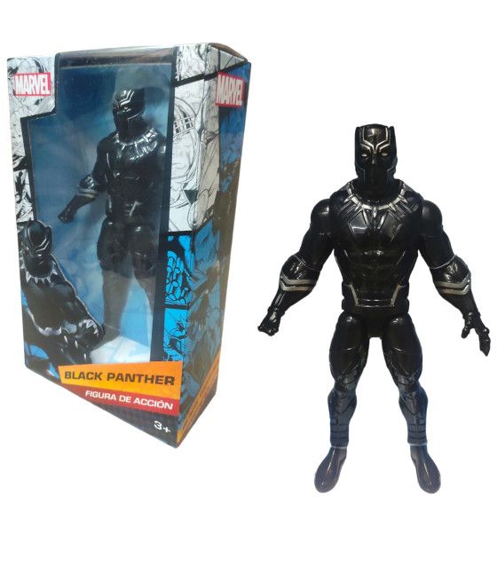 Figura de Acción Black Panther Marvel 23cm Articulado The Baby Shop - 1