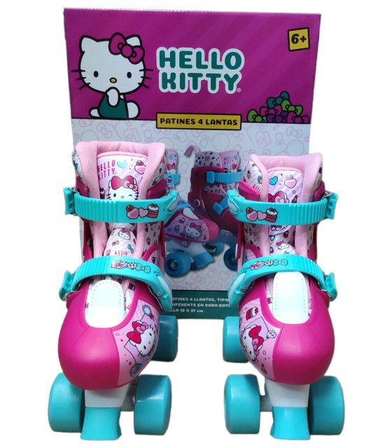 Patines 4 Ruedas para Niños Roller Hello Kity Ajustables The Baby Shop - 1