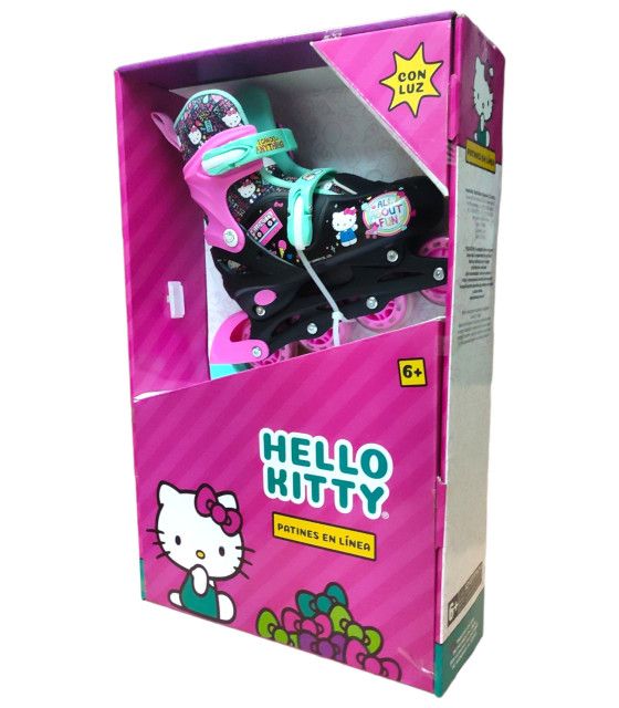 Patines en Linea para Niñas Hello Kitty 22-24 Ajustables The Baby Shop - 1