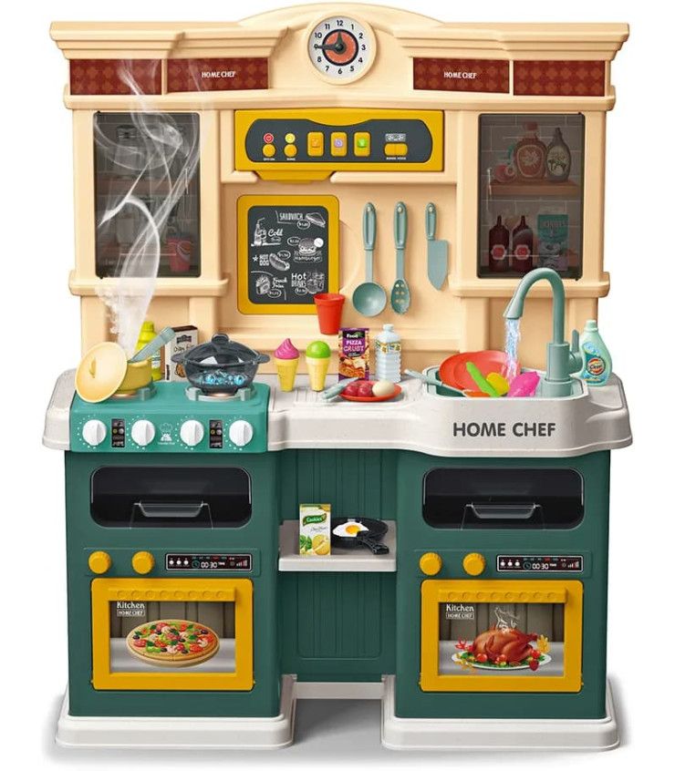 Juguete Set de Cocina para Niñas Armable -Marrón