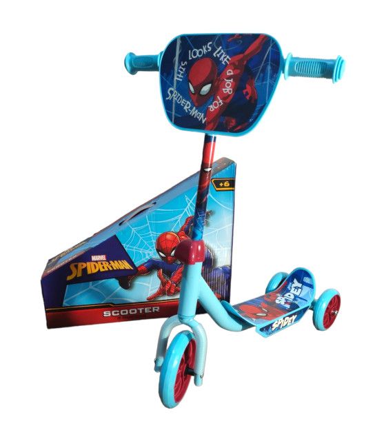 Patin del Diablo para Niños de Metal Spiderman Scooter 3 Ruedas The Baby Shop - 1