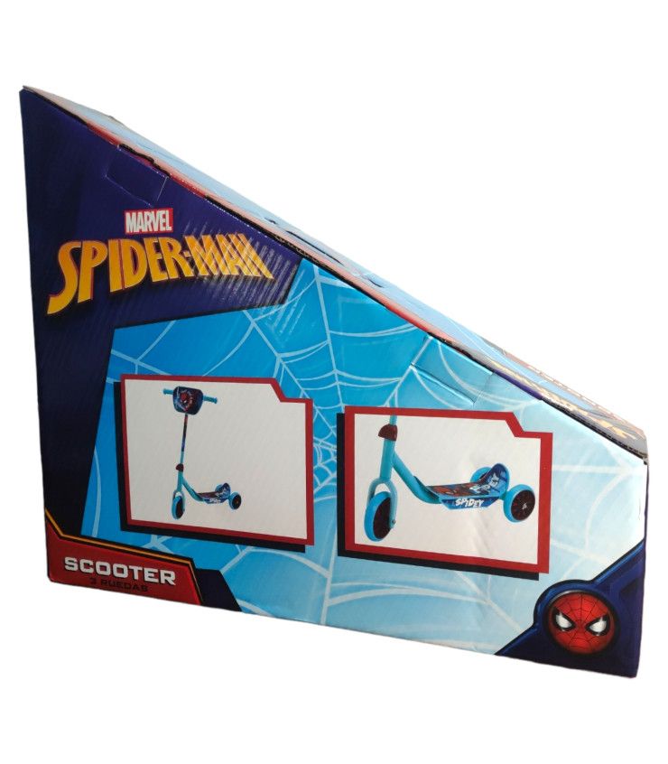 Patin del Diablo de Metal Spiderman Scooter 3 Ruedas