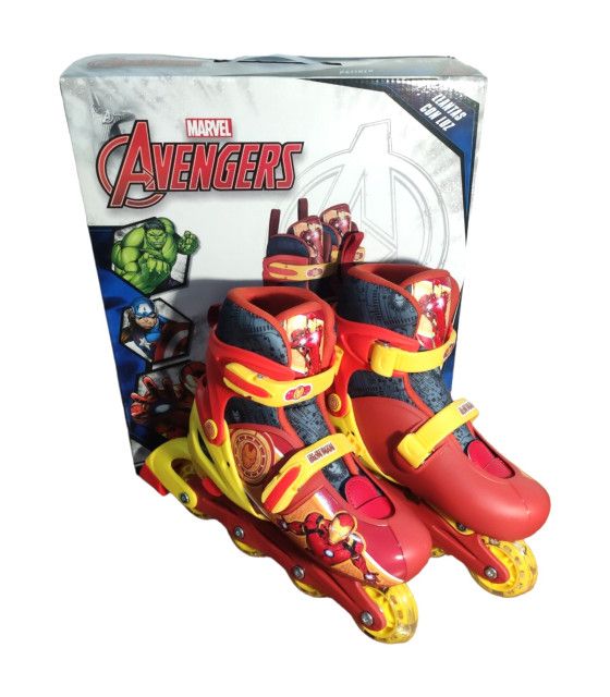 Patines en Linea para Niños Ajustables Avengers Iron Man The Baby Shop - 1