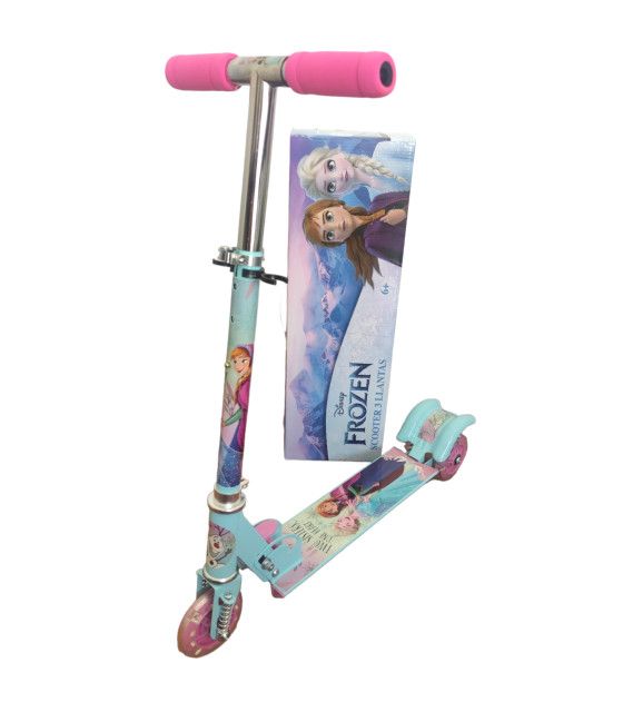 Scooter Patín del Diablo Frozen 3 Ruedas Plegable The Baby Shop - 1