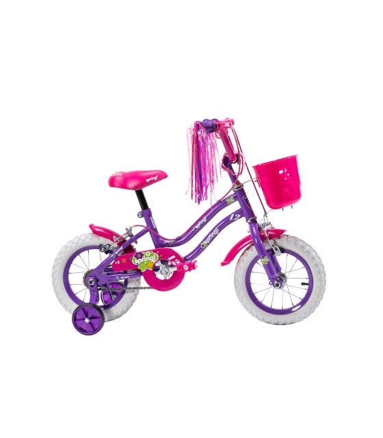 Bicicleta para Niñas R12 Llantas Aire y Entrenamiento Spring Unibike - 1