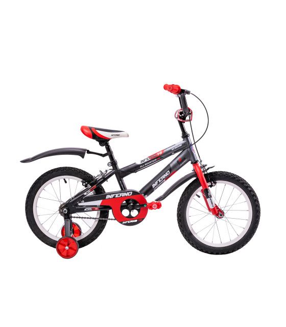 Bicicleta para Niños Rodada 16 Hot Wheels con Llantas Entrenadoras