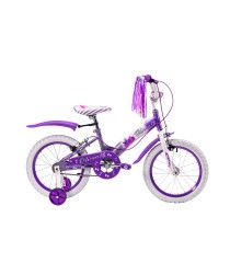 Bicicleta para Niñas R16 Llantas Aire y Entrenamiento Lila
