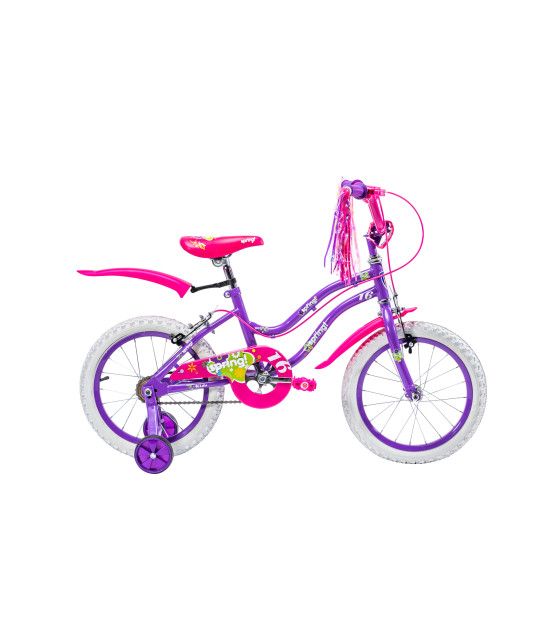 Bicicleta para Niñas R16 Llantas Aire y Entrenamiento Spring Unibike - 1