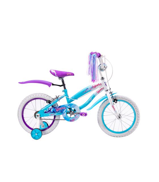 Bicicleta para Niñas R16 Llantas Aire y Entrenamiento Spark Unibike - 1