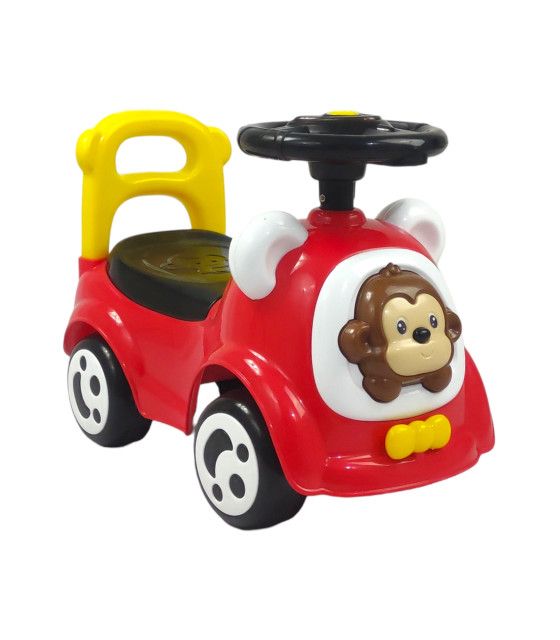 Montable Correpasillos con Sonido,Luz,Cajuela Chango Rojo The Baby Shop - 1