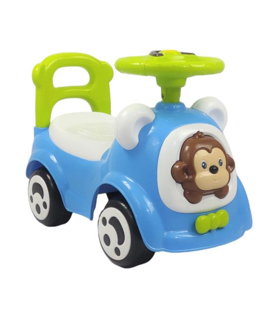 Montable Correpasillos con Sonido,Luz,Cajuela Chango Azul The Baby Shop - 1