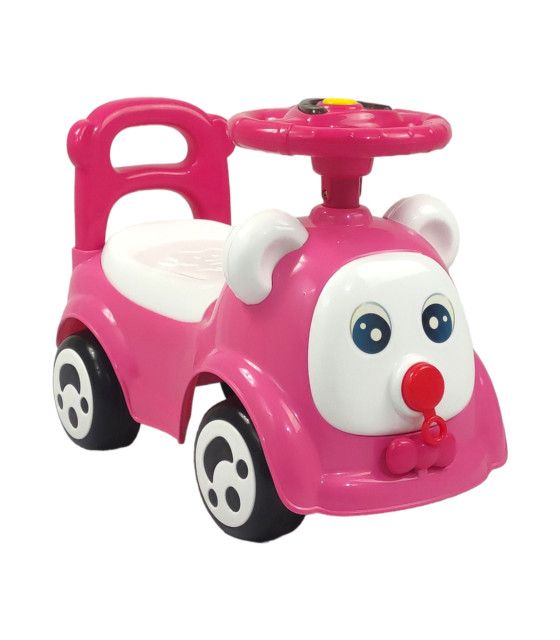 Montable Correpasillos con Sonido,Luz,Cajuela Rosa The Baby Shop - 1