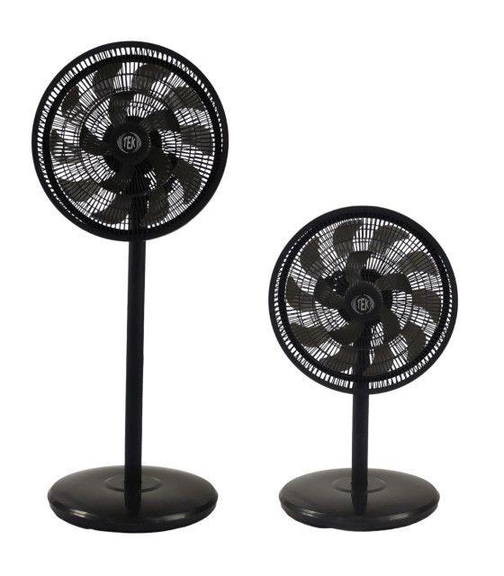 Ventilador 2 en 1 Piso 15 Aspas de 16" Silencioso Negro  - 1