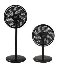 Ventilador 2 en 1 Piso 15 Aspas de 16" Silencioso Negro