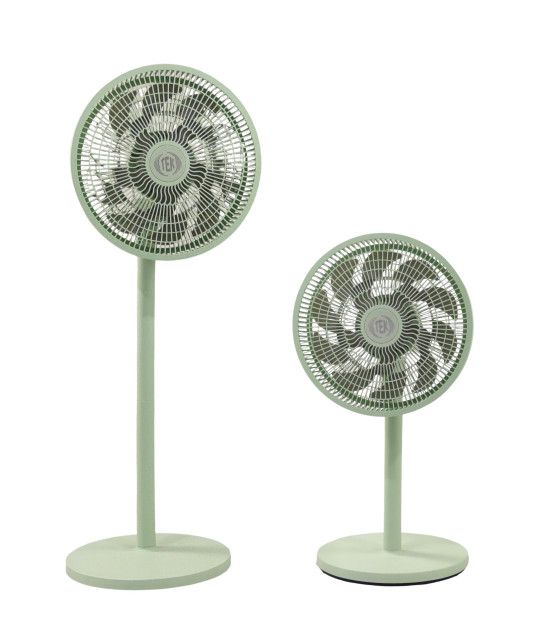 Ventilador 2 en 1 Piso 15 Aspas de 14" Silencioso Verde Tek - 1