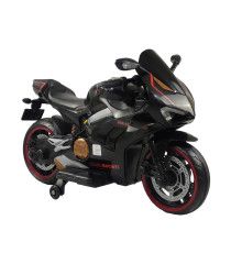 Motocicleta Montable Electrica Sonido Luz LED 12v Negro