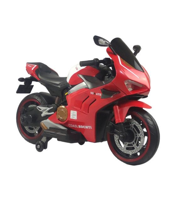 Motocicleta Montable Electrica Sonido Luz LED 12v Rojo The Baby Shop - 1