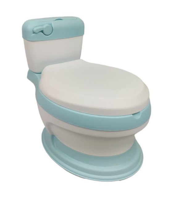 Baño entrenador con asiento acojinado con tapa y recipiente The Baby Shop - 1