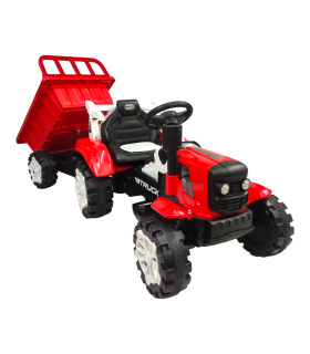 Tractor Montable Electrico con Remolque Luz AUX 4 km/hr The Baby Shop - 1