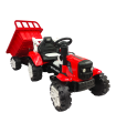 Tractor Montable Electrico con Remolque Luz AUX 4 km/hr