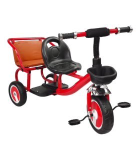 Triciclo para Niños Infantil Con Dos Asientos y Canasto The Baby Shop - 21