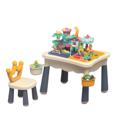  PLAY Mesa de actividades para bebés y mesa de aprendizaje, 7 en  1, juego de mesa de actividades para niños, juguete educativo temprano, mesa  musical y mesa de bloques, juguetes para