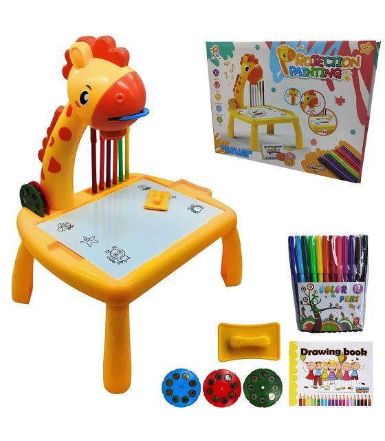Proyector para niños de dibujo para pintura con mesa y accesorios The Baby Shop - 1